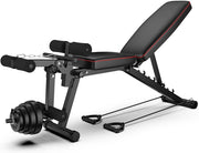Multi-Purpose Adjustable Workout Bench 485lb Foldable Home Gym