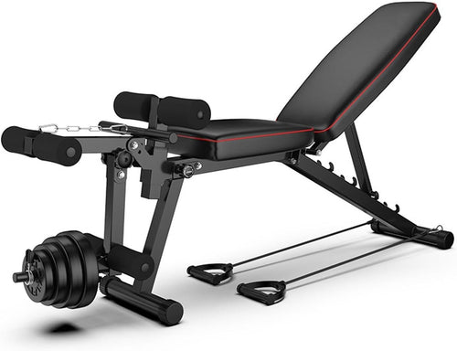 Multi-Purpose Adjustable Workout Bench 485lb Foldable Home Gym