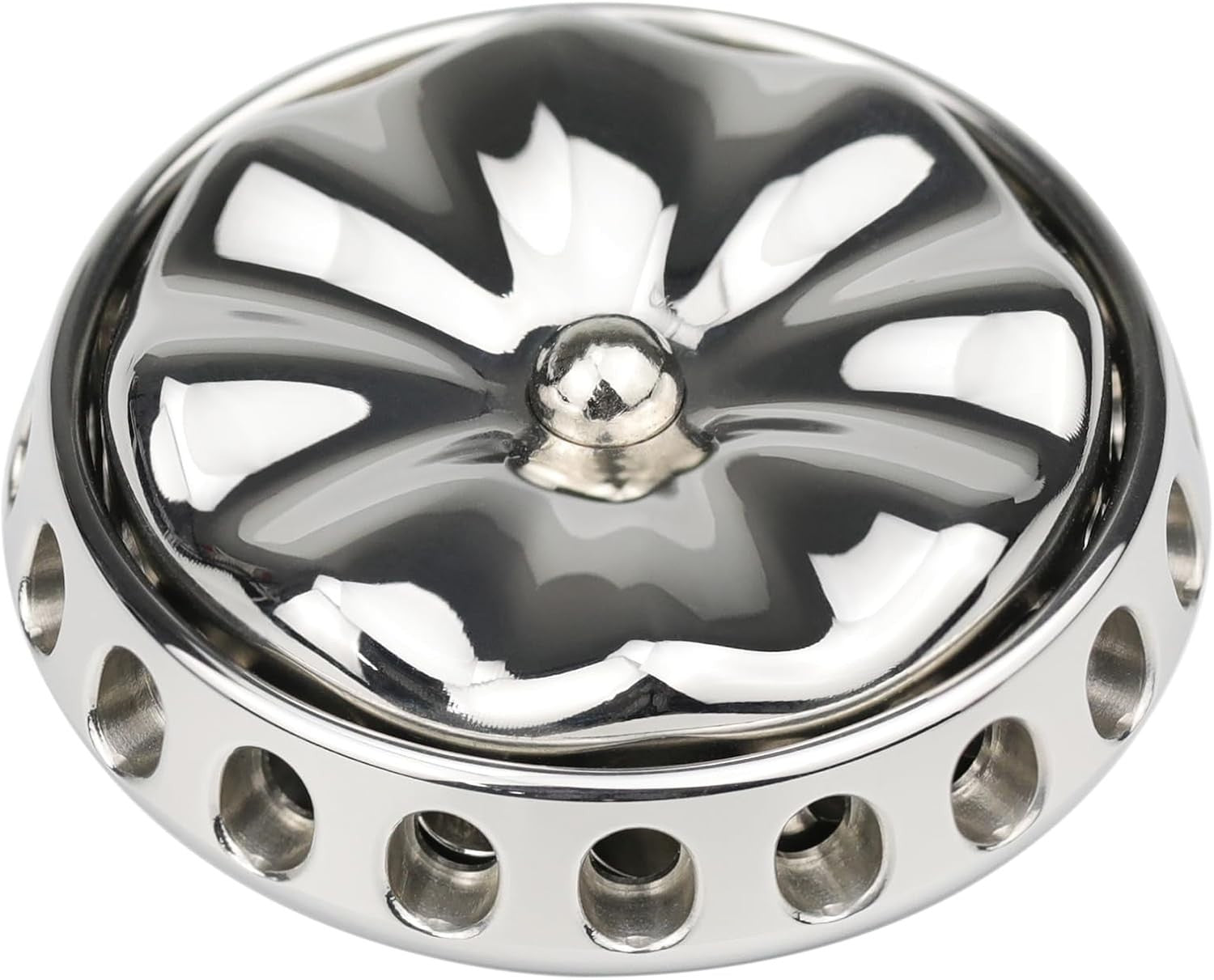 Silent Metal Flower Fidget Spinner DIY Coin Top Slider Stress Toy