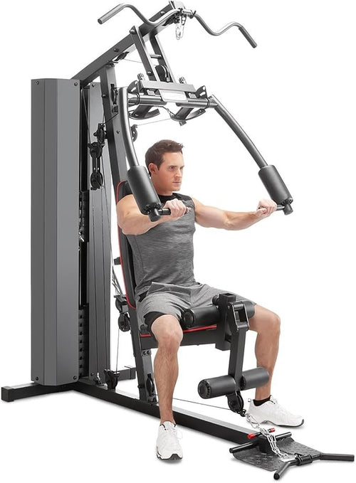 Multifunctional Home Gym Station, 3-in-1 Chest, Pec Dec & Row Machine