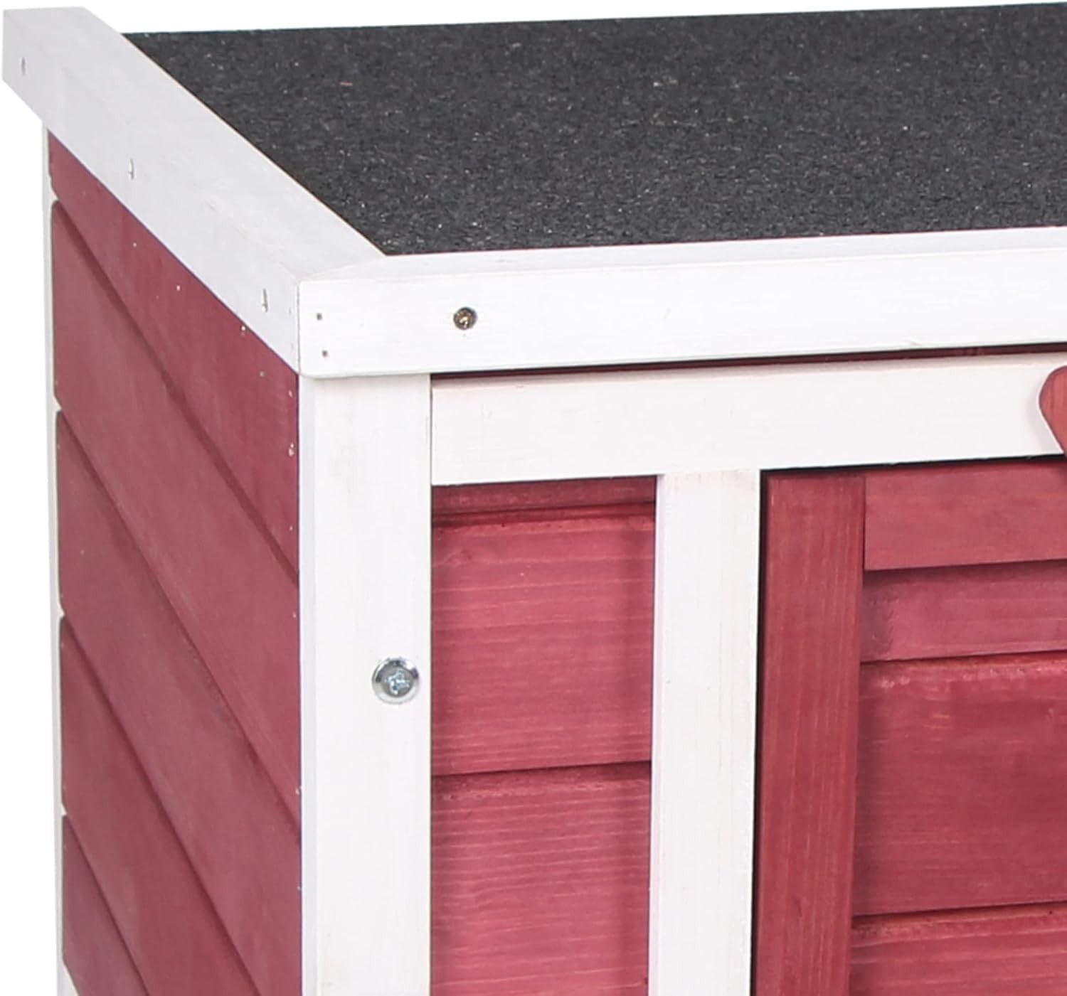 Outdoor Rabbit Hutch Small Guinea Pig House Openable Roof Wooden Cage