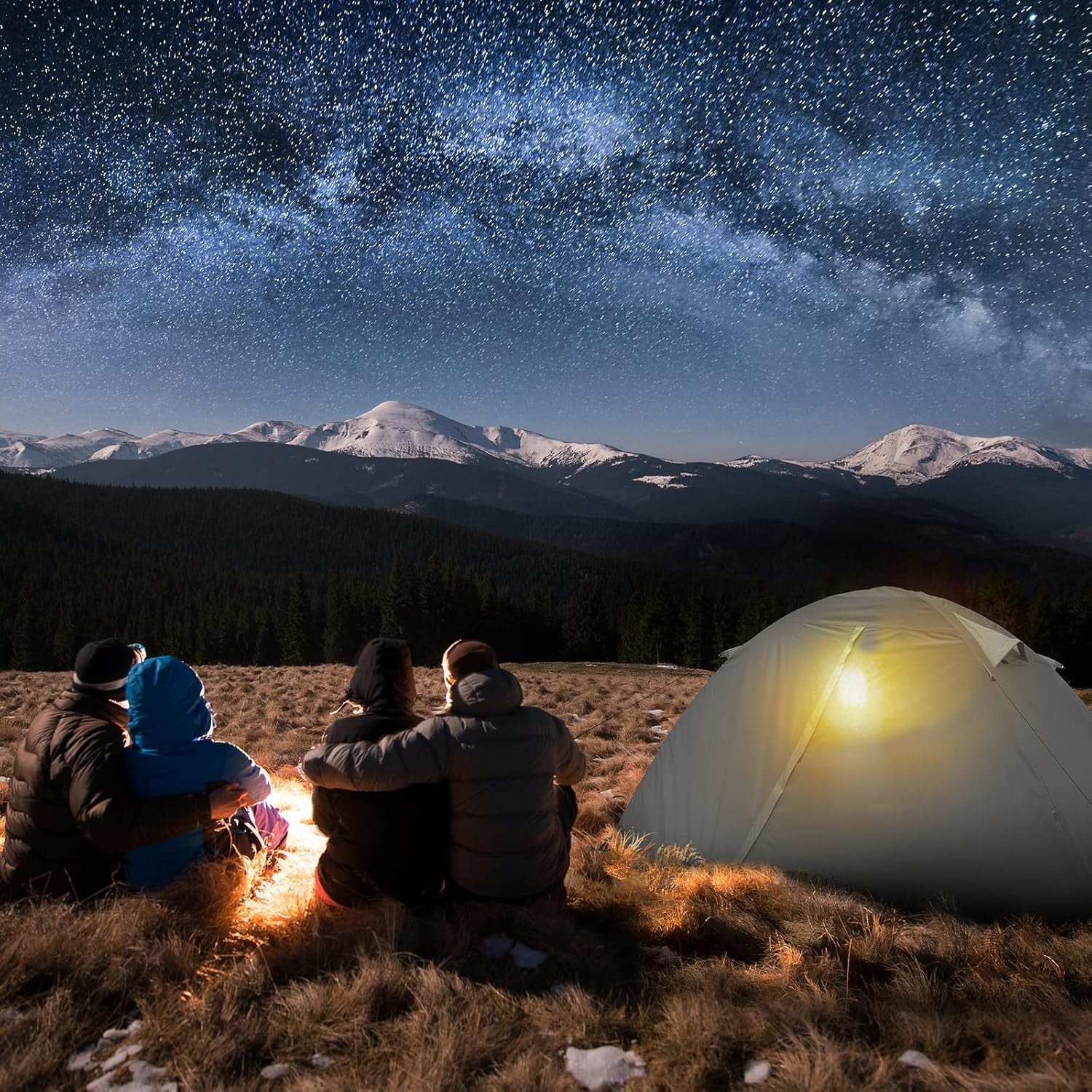 2 Person Ultralight Camping Tent Waterproof 3-4 Season Dome