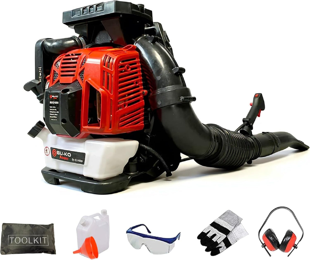 Petrol Backpack Leaf Blower 79cc 2-Stroke High Power Heavy Duty Garden