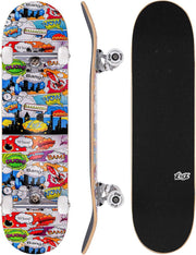 31in Complete Skateboard Canadian Maple ABEC-9 Bearings 52mm Wheels