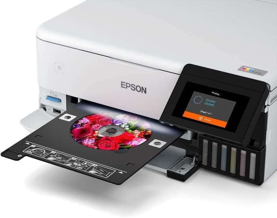 Black EcoTank ET-8500 All-in-One Inkjet Printer A4 Borderless Wi-Fi