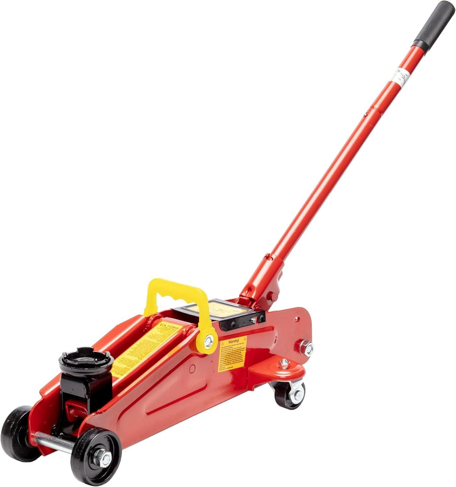 2 Ton Hydraulic Trolley Jack Car Lift 13.5–33.5cm Heavy Duty with Swivel Wheels