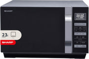 Sharp 23L 900W Solo Microwave Digital Silver Countertop Oven