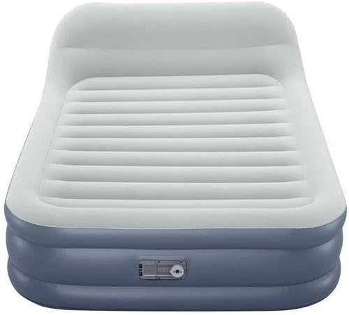 Queen Airbed 89"x60"x33" Inflatable with SleekFlow Headboard & Pump