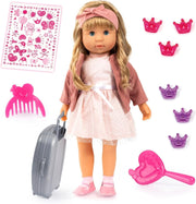 Interactive Baby Doll 46cm Soft Body Laughing Kissing Sounds Hair Play