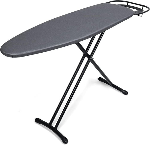 Large Ironing Board 111x36cm Height Adjustable Steam Iron Rest Wide
