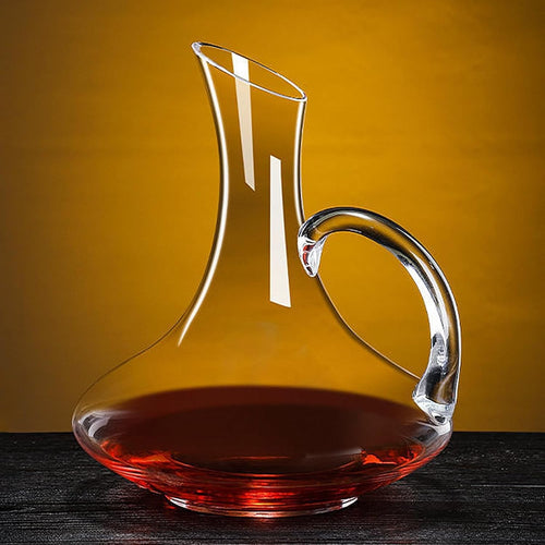 1.5L Crystal Wine Decanter Aerator | Elegant Glass Carafe for Red Wine & Gifting