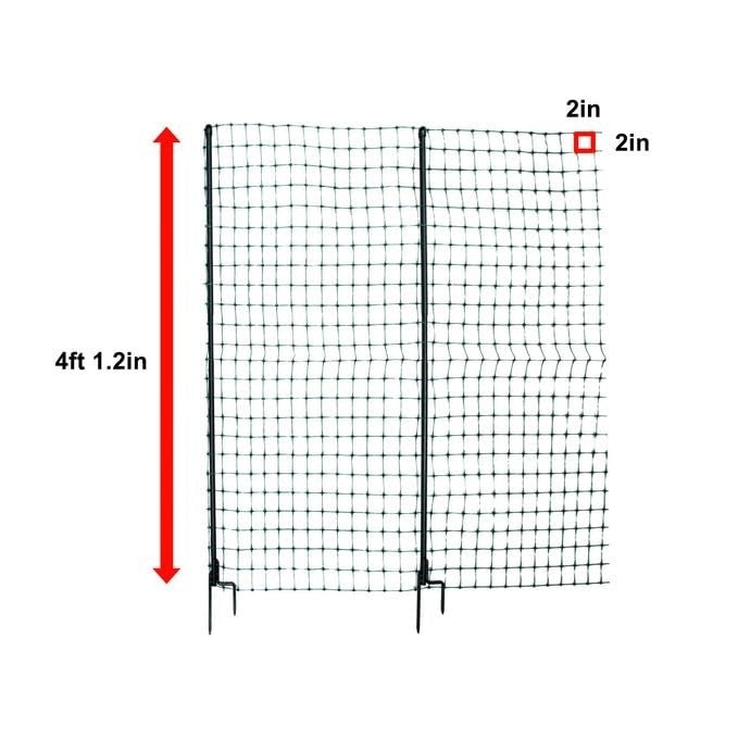 21m Extra High Chicken Fencing Poultry Netting w Door
