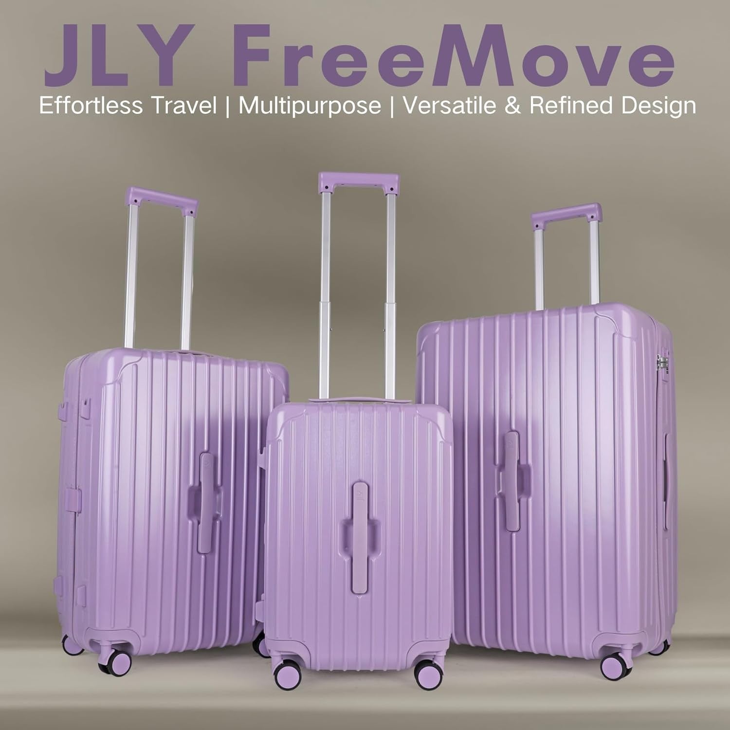 Large Check In Suitcase Hard Shell TSA Lock Spinner Luggage Cup Holder