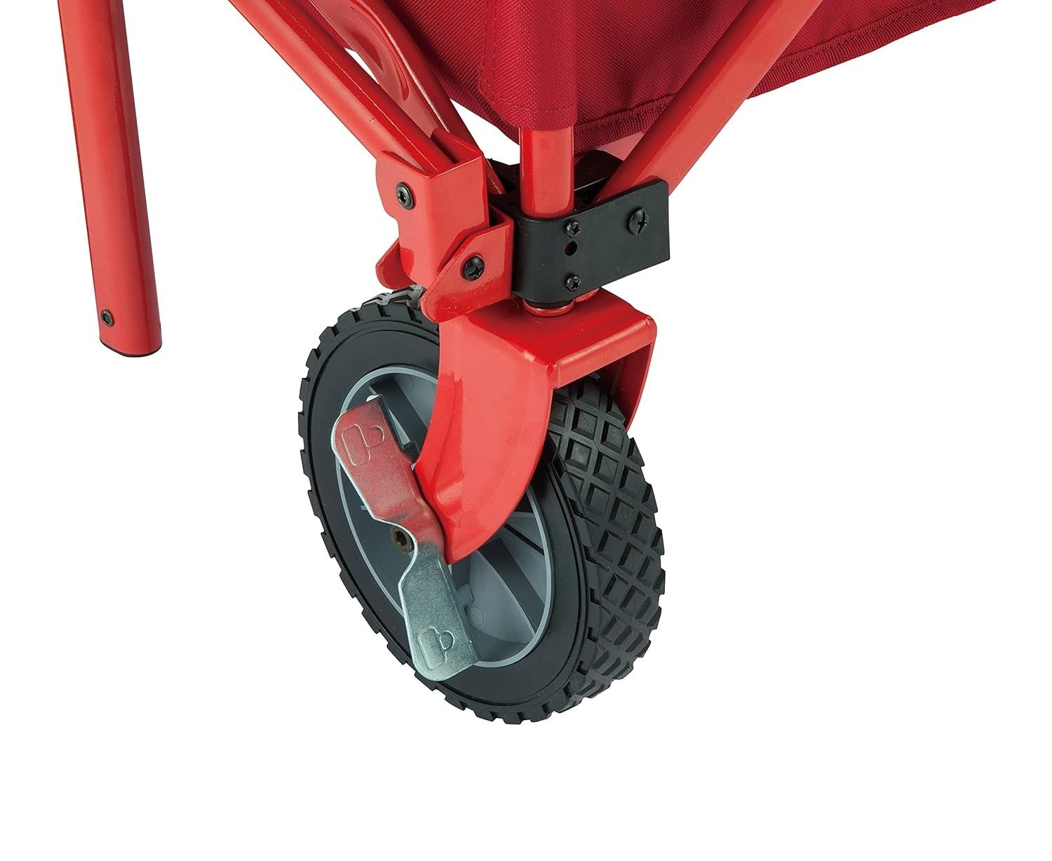Red Coleman Folding Camping Wagon Heavy Duty Collapsible Festival Cart w/ Bag