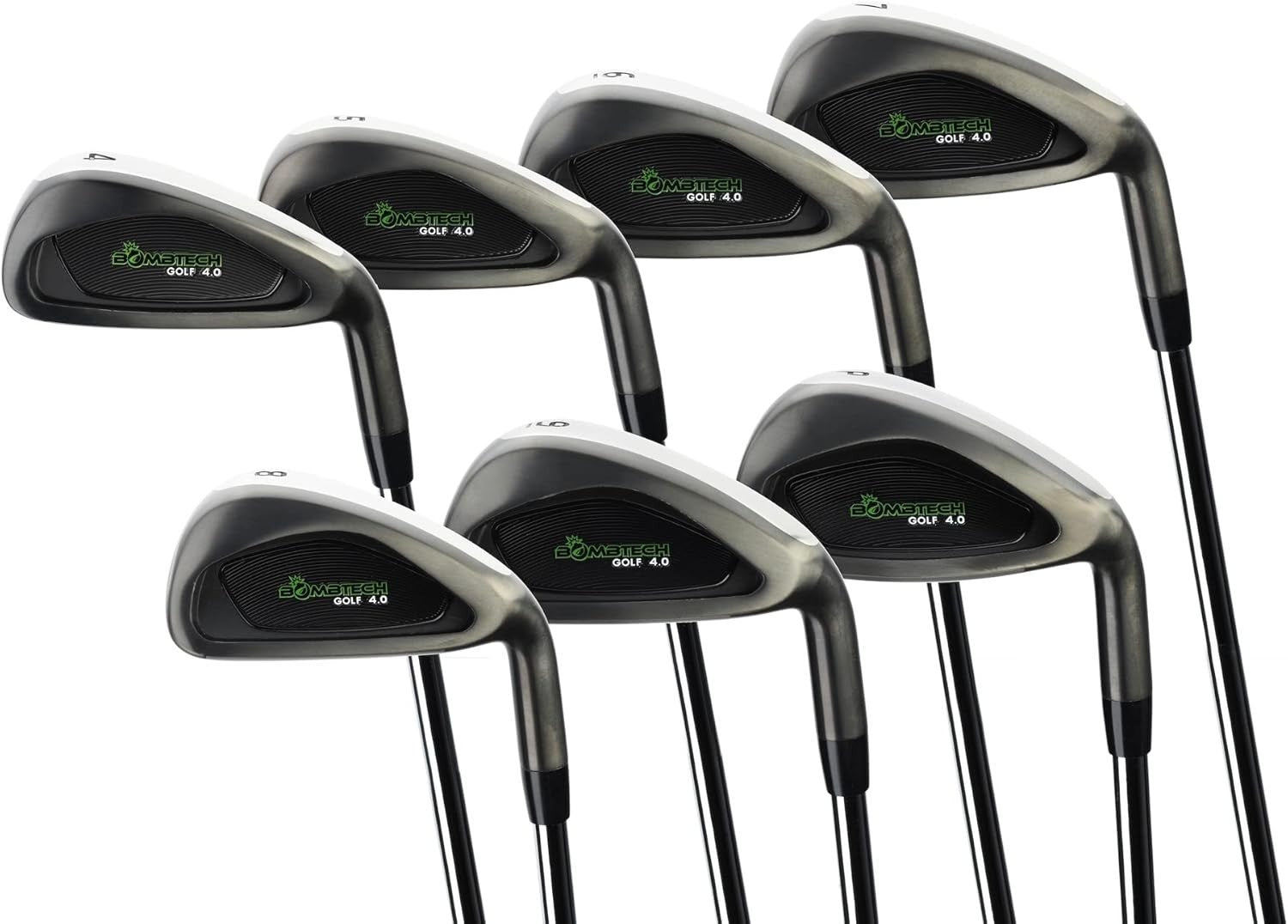 Right Hand Stiff Flex Iron Set 4-PW Steel Shafts Forgiving Distance