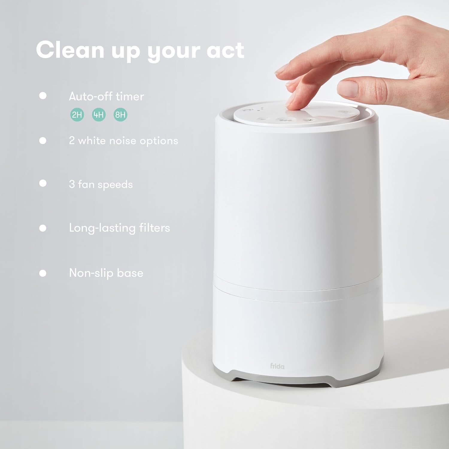 3 in 1 Baby Sound Machine Air Purifier Night Light HEPA Sleep