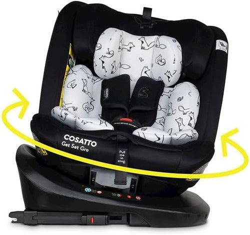 360° Rotating ISOFIX i-Size Car Seat 0–12 Years Rear & Forward Facing
