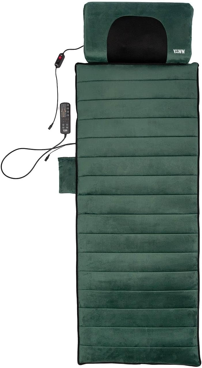 Full Body Electric Massage Mattress Pad with Heat, Vibration & Shiatsu Nodes