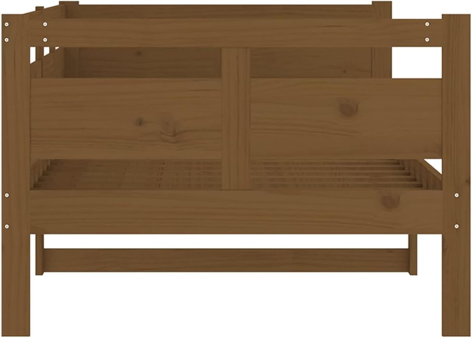 Solid Pine Wood Daybed Sofa Bed 90x190cm | Rustic Guest Bed for Indoor/Outdoor