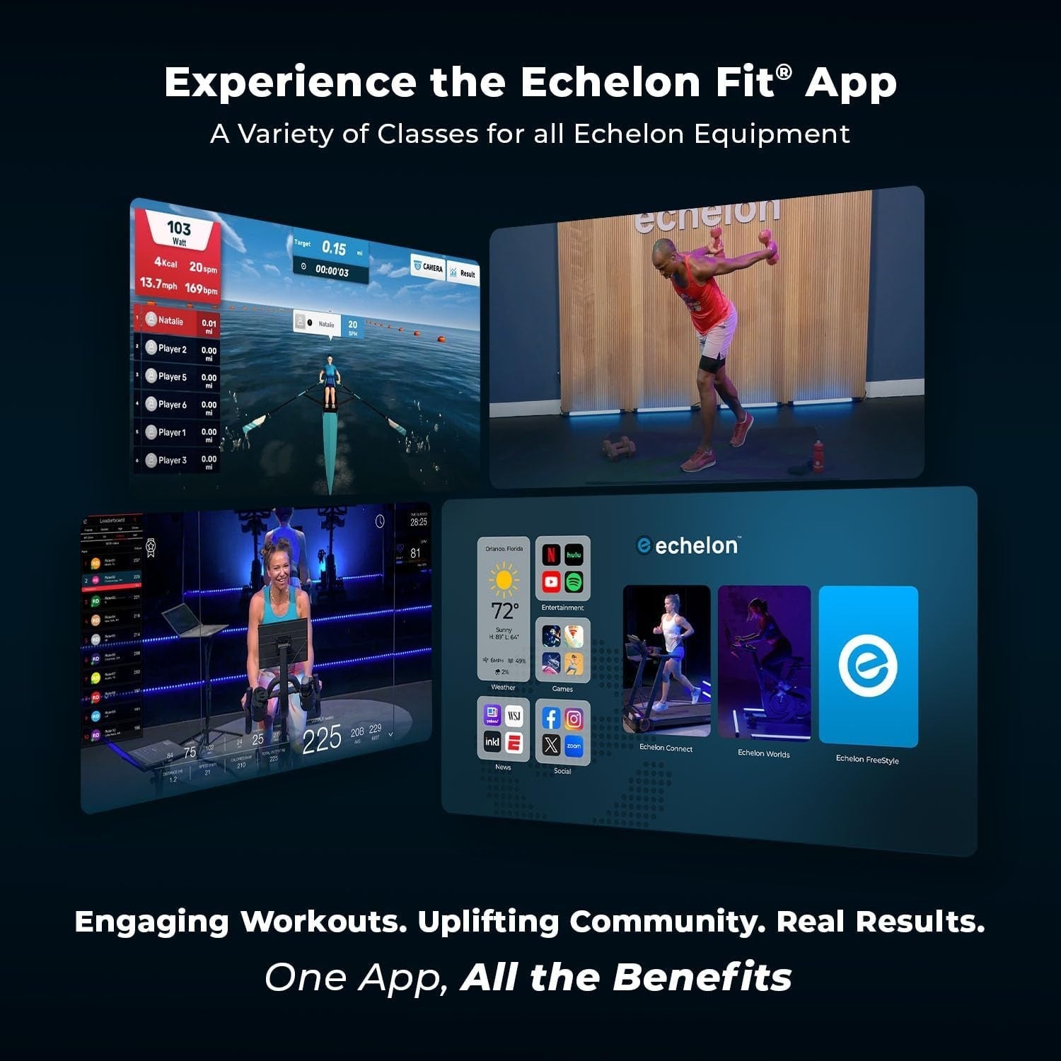 Indoor Smart Spin Bike 32-Level Magnetic Resistance Bluetooth App Connect