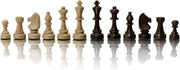 Staunton Tournament Wooden Chess Pieces Set No.5 | Handcrafted Weighted 90mm Kin