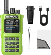 10W Dual Band Walkie Talkie GPS 6000mAh Dual Display Long Range