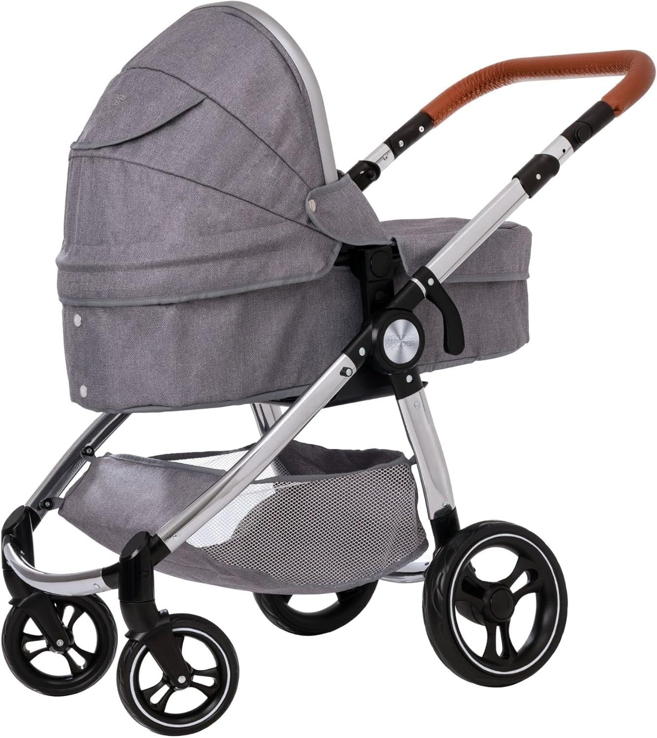 3 in 1 Dolls Pram Pushchair Bassinet Adjustable Handle Toy