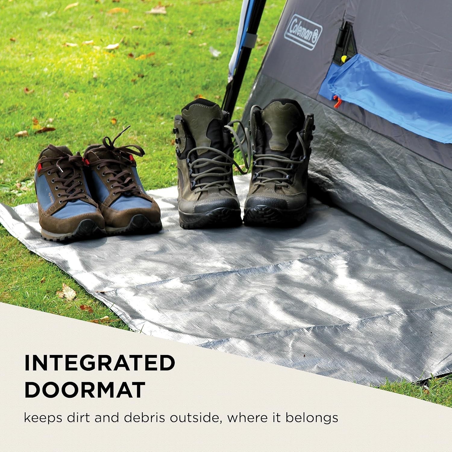 6-Person Coleman Dome Tent – Waterproof Family Festival Camping