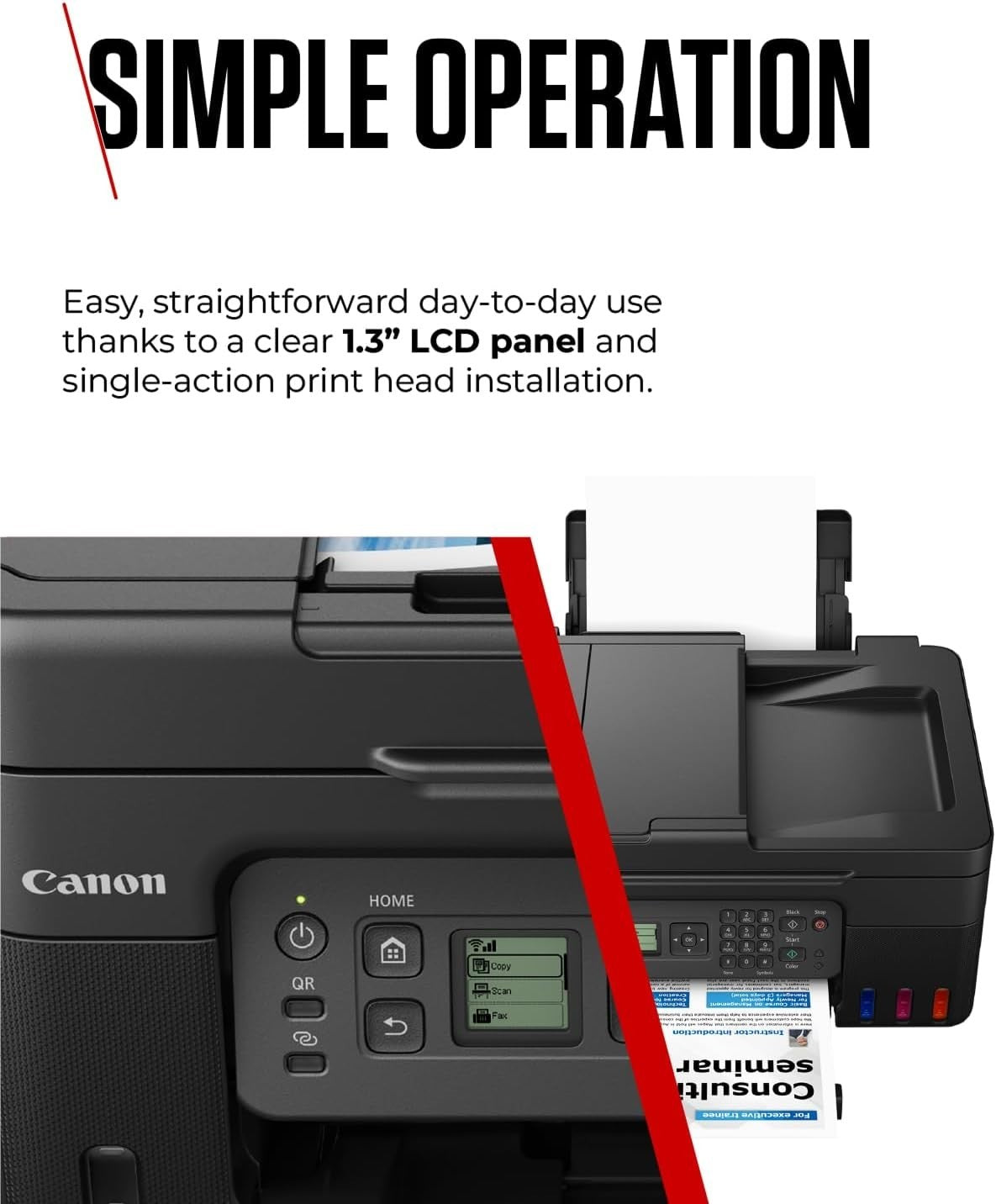 Wireless Colour MegaTank All-in-One Printer Copy Scan Fax Auto-Duplex