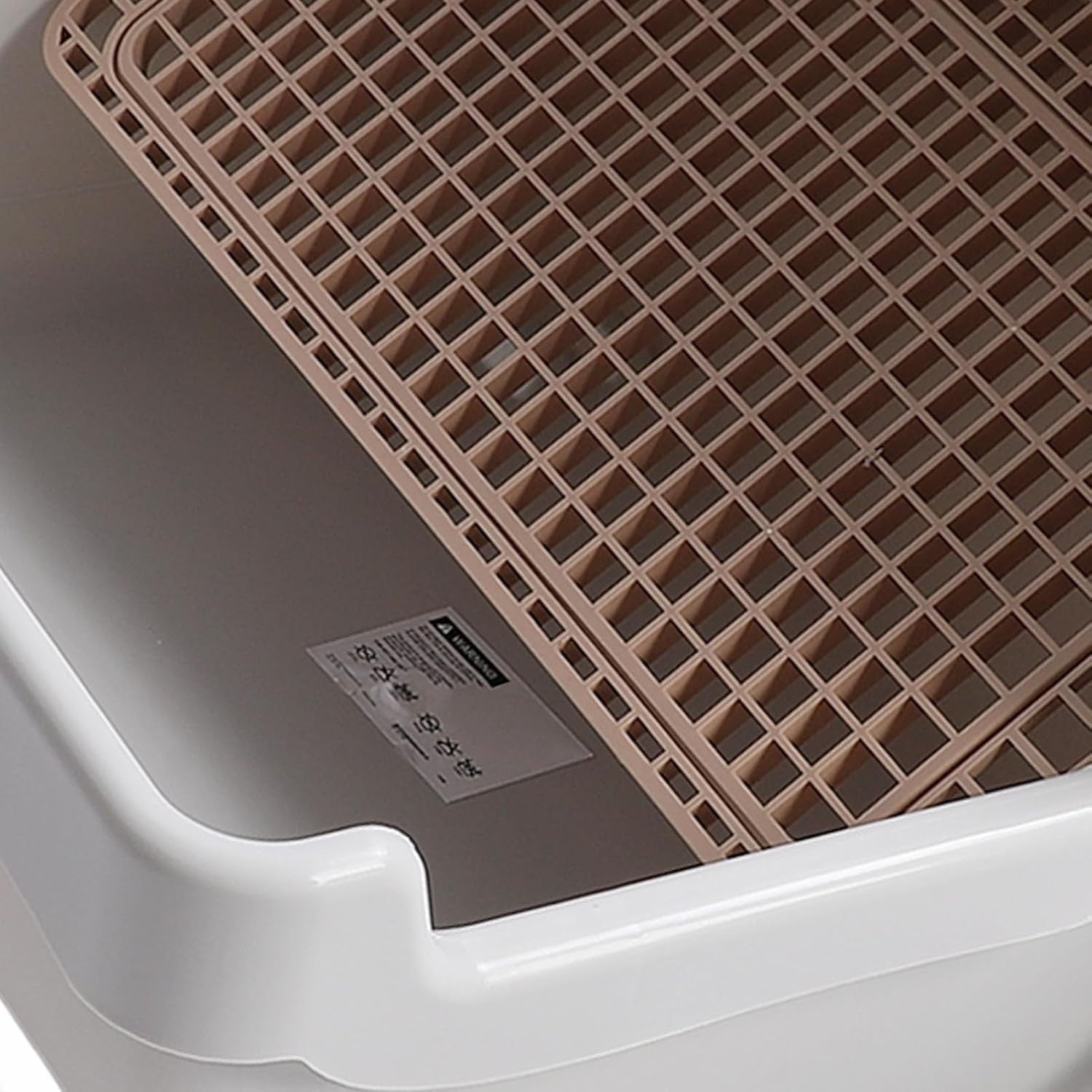 Semi Automatic Cat Litter Box Large Splash Proof Odor Control Tray