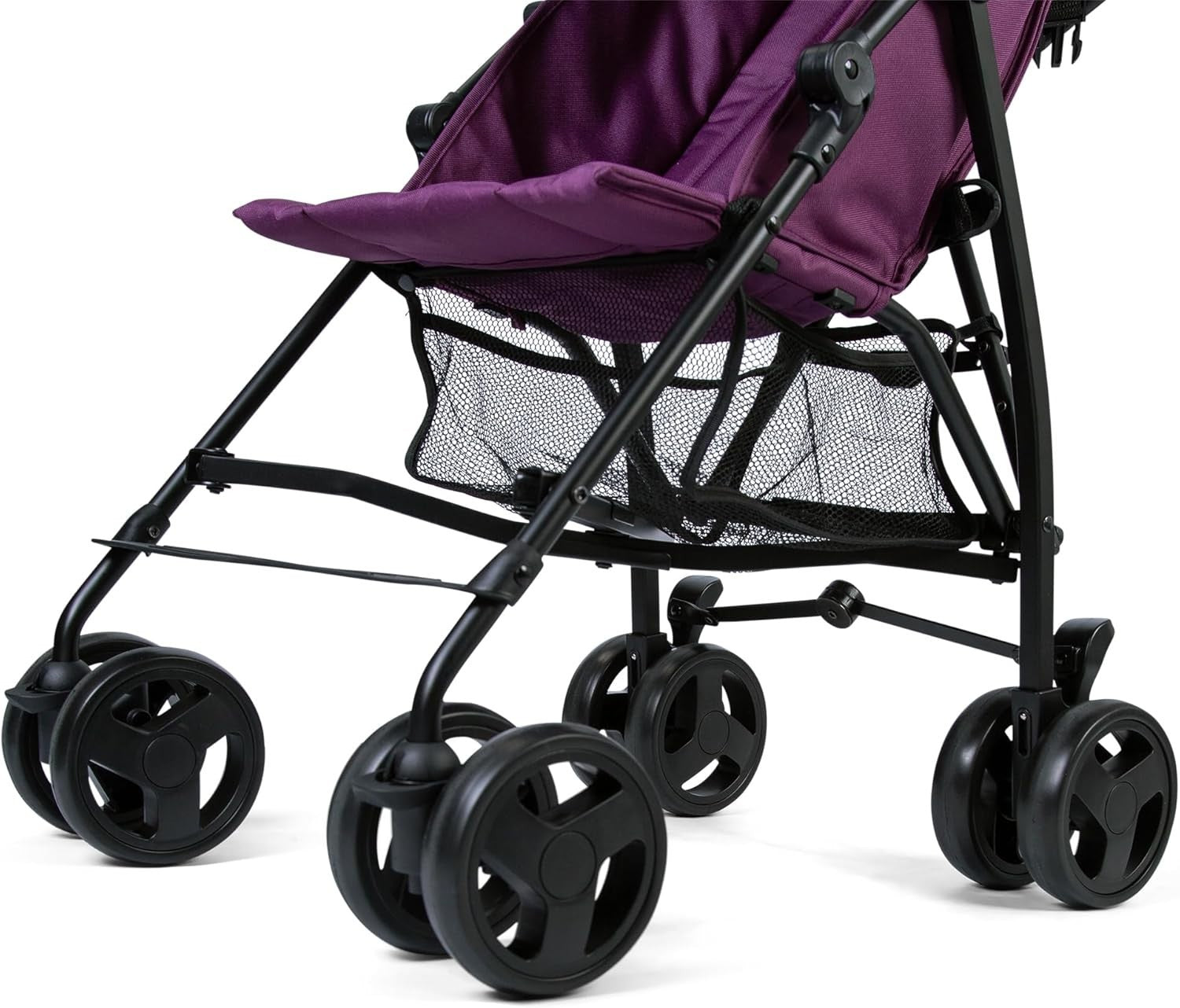 Lightweight Umbrella Stroller Compact Fold Reclining Seat Pushchair Plum