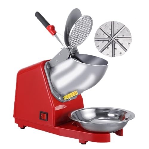Electric Ice Crusher Machine Commercial Slush Maker Double Blade Steel