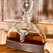 Luxury Stag Head Crystal Decanter 570ml – Handcrafted Whisky Gift Display