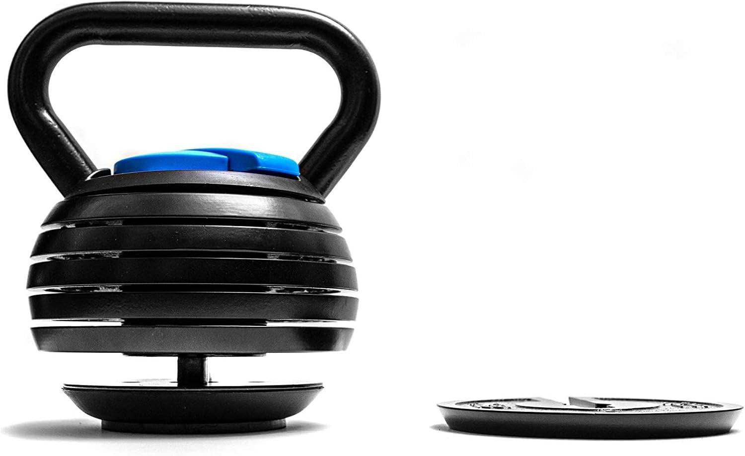 18kg Adjustable Kettlebell 7-in-1 Quick Lock Home Gym Strength Weight