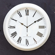 Outdoor Garden Clock 38cm Radio Controlled Rustproof Metal Glass Face