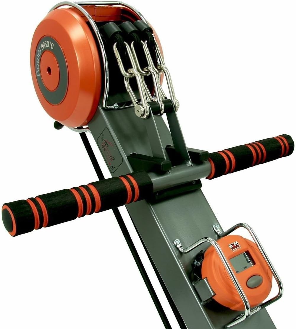 Foldable Rower & Home Gym 2-in-1 Adjustable Resistance BR3010 Full Body Trainer