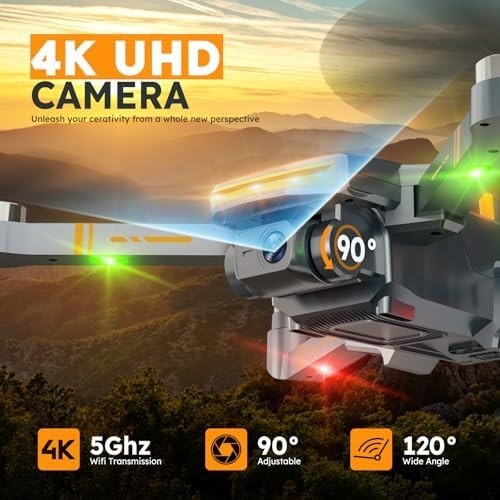 G9 4K GPS Drone with Camera, Brushless Motor, Follow Me, 45-Min Flight
