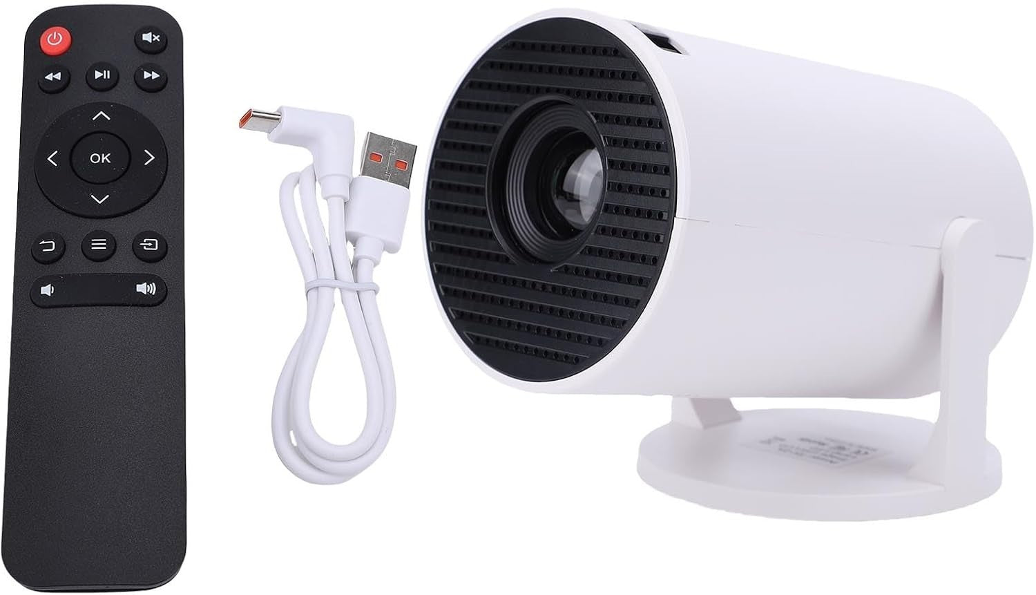 Mini Smart Projector WiFi Bluetooth Portable Built-In Speaker 240°