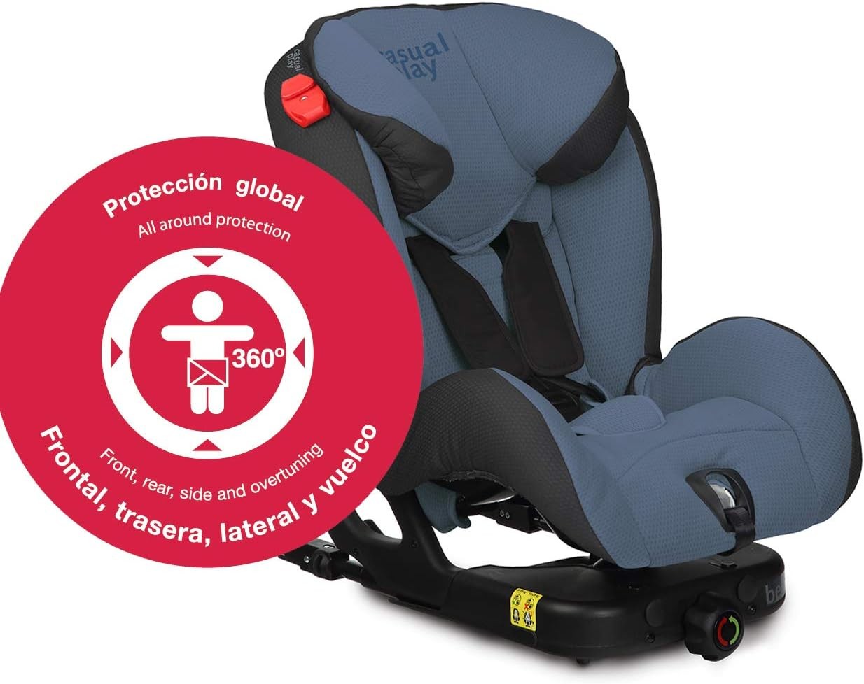 ISOFIX Car Seat Group 1/2 9–25kg Convertible Toddler Seat Forward Facing