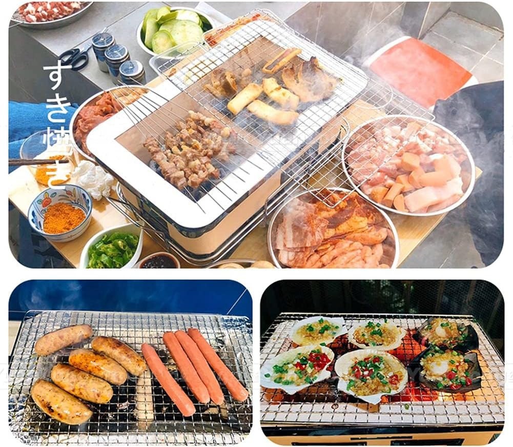Japanese Hibachi Charcoal Grill Tabletop BBQ Ceramic Clay Yakitori Stove Outdoor