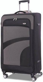 30'' Large Check In Suitcase Lightweight 8 Wheel Eco Hold Luggage TSA Lock
