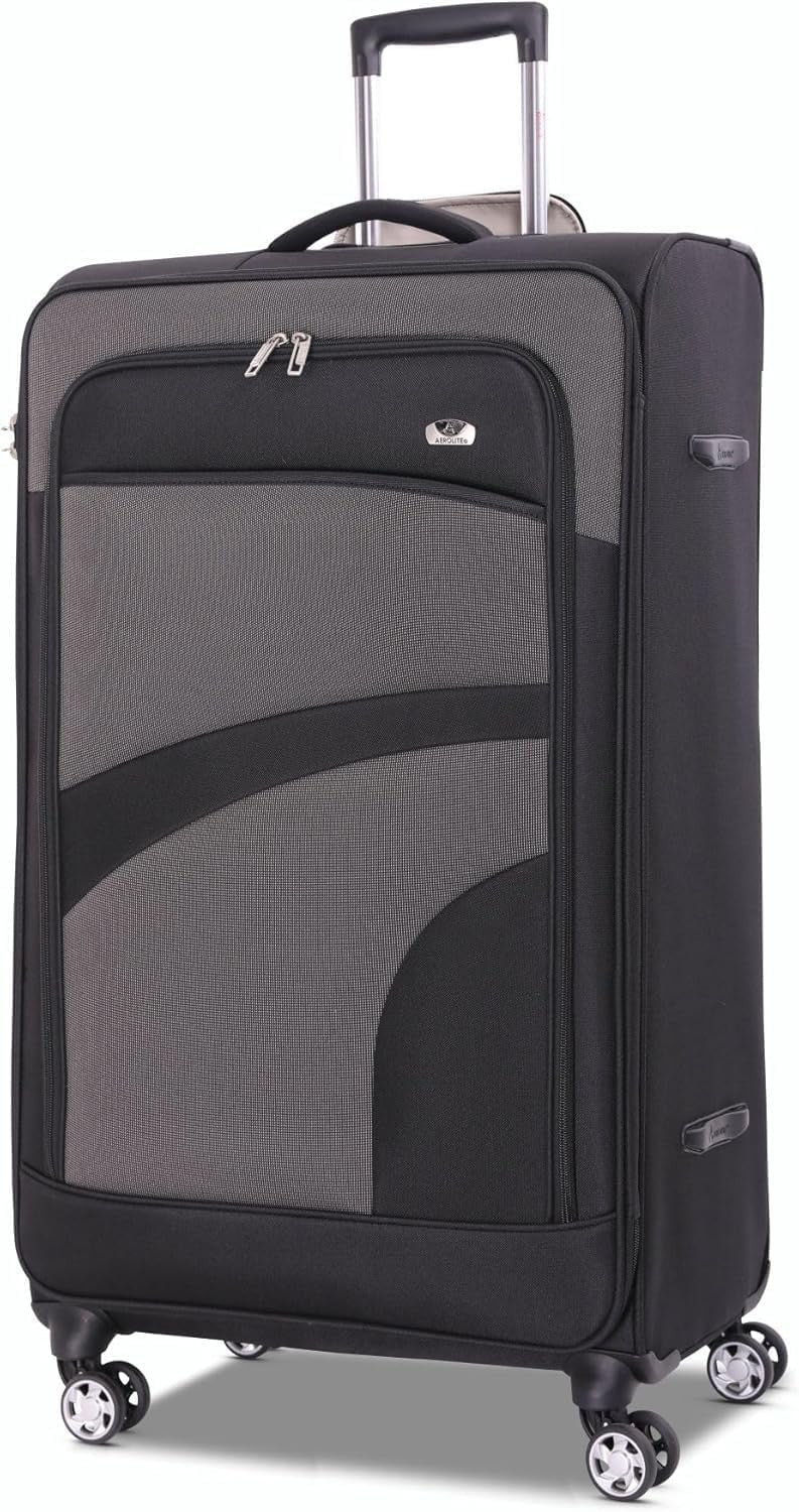 30'' Large Check In Suitcase Lightweight 8 Wheel Eco Hold Luggage TSA Lock