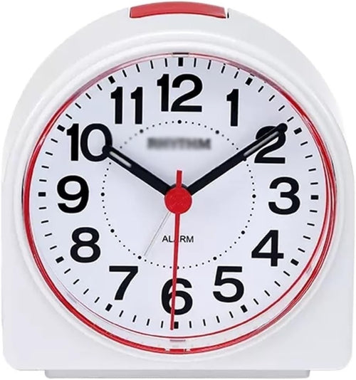 Silent Alarm Clock Small Non Ticking Night Light Battery Heavy Sleepers