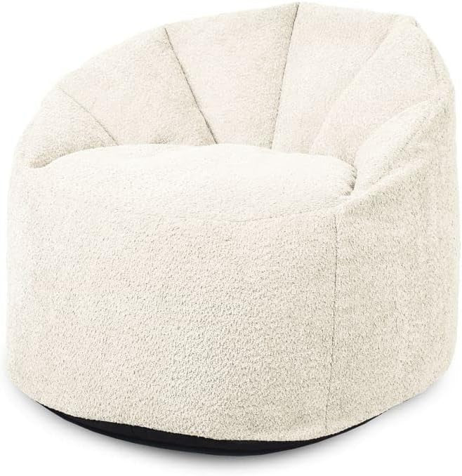 Luxury Bean Bag Chair Adult Lounger Soft Chunky Fabric Snug Cinema Seat