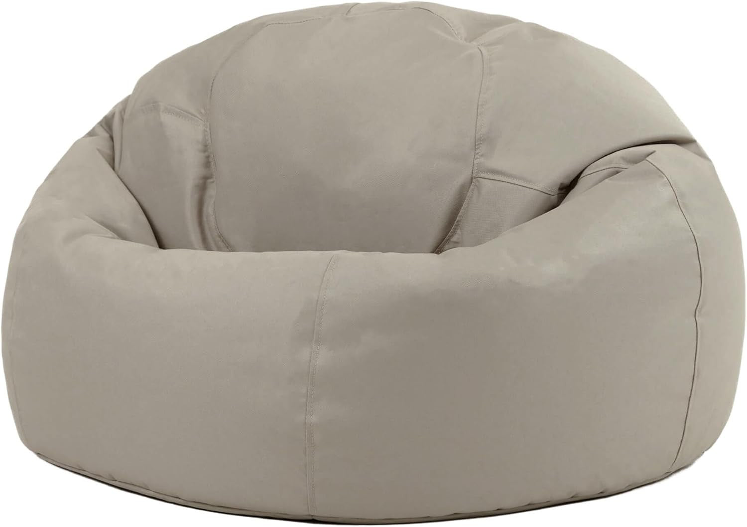 Waterproof Beige Outdoor Bean Bag Chair Garden Seat Floor Lounger