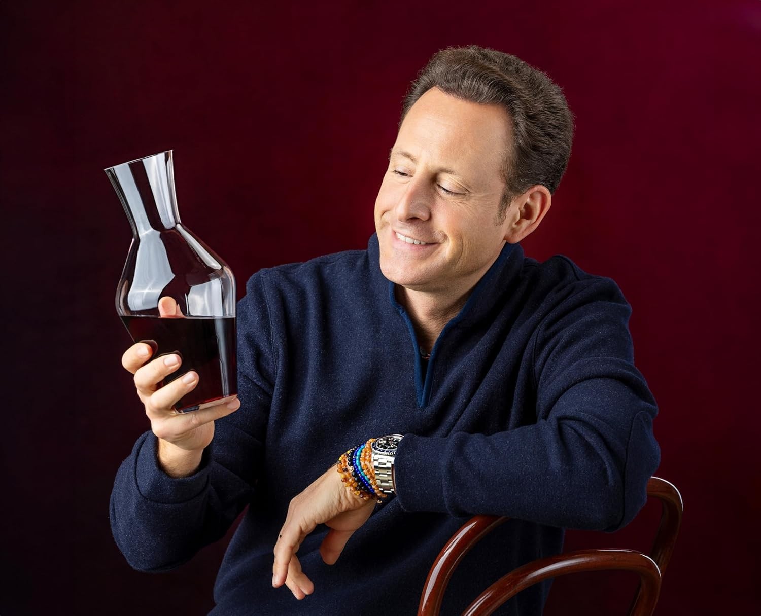 Elegant 1300ml Crystal Wine Decanter – Sleek Aerator Carafe for Red & White Wine