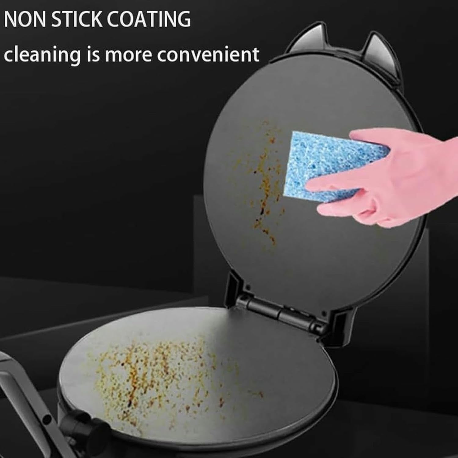 1400W Electric Roti & Tortilla Maker | Non-Stick Double-Sided Heating