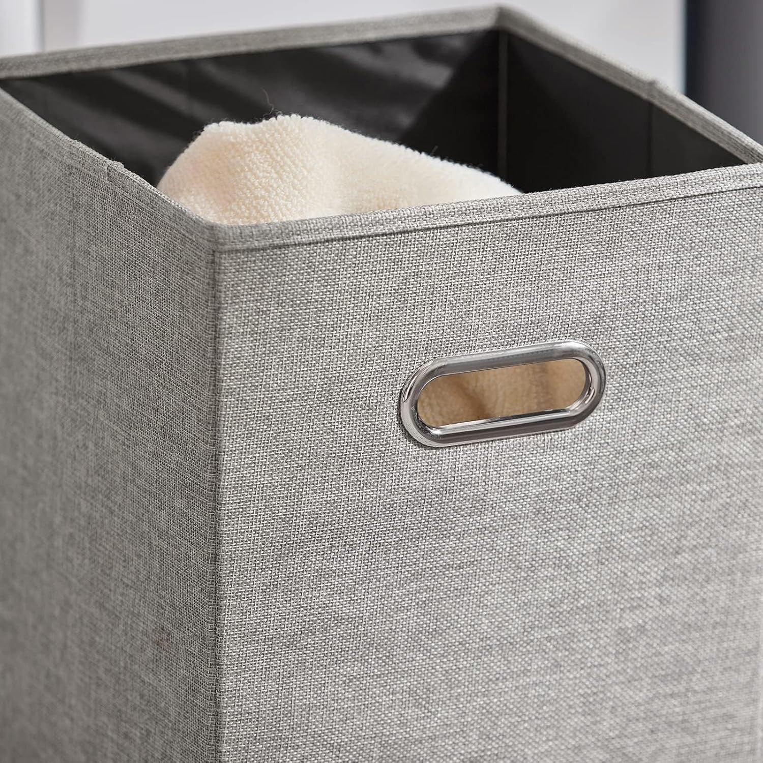SoBuy Bathroom Cabinet with Laundry Basket – Laundry Cabinet with Drawer – Compa