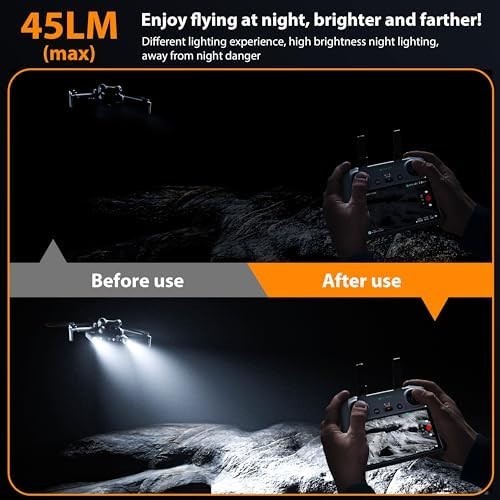 Mini 4 Pro Night LED Navigation Light Strobe Searchlight Drone Accessories