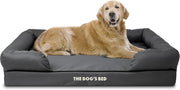 XL Orthopedic Memory Foam Dog Bed Washable Bolster